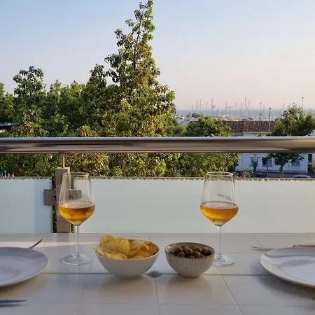 Piso En El Centro Con Vistas Al Mar Y Balcon רוזס